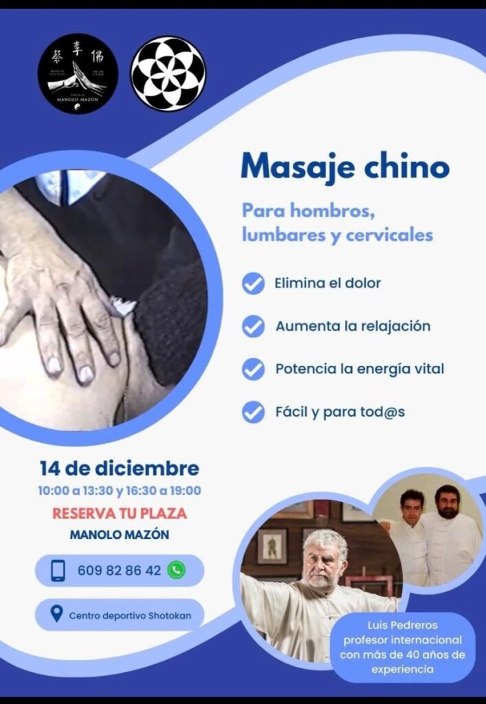 Masaje chino "Tui Na"